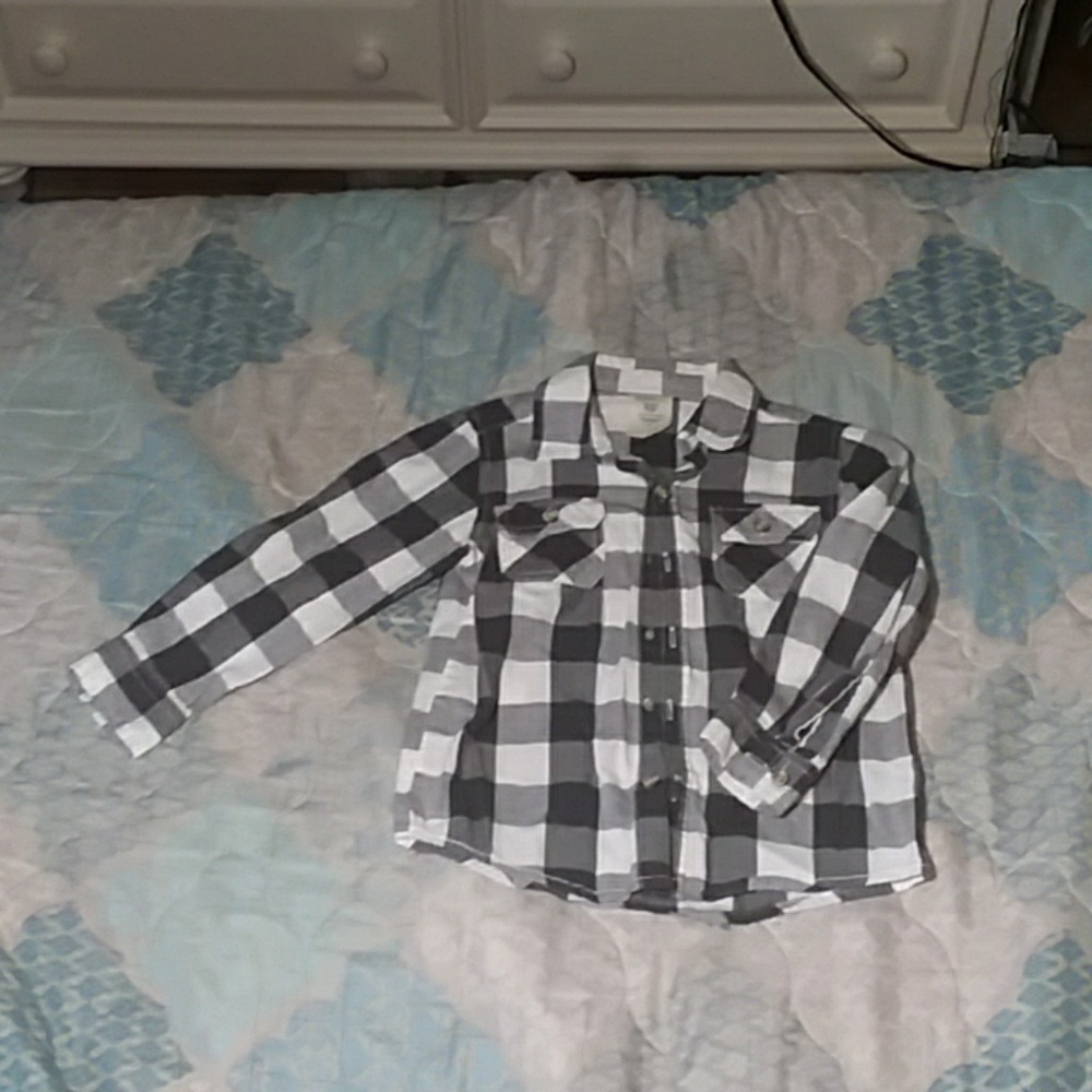Wonder kids boys flannel shirt